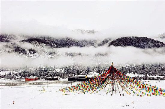 冬天去西藏 疑是仙境在人间